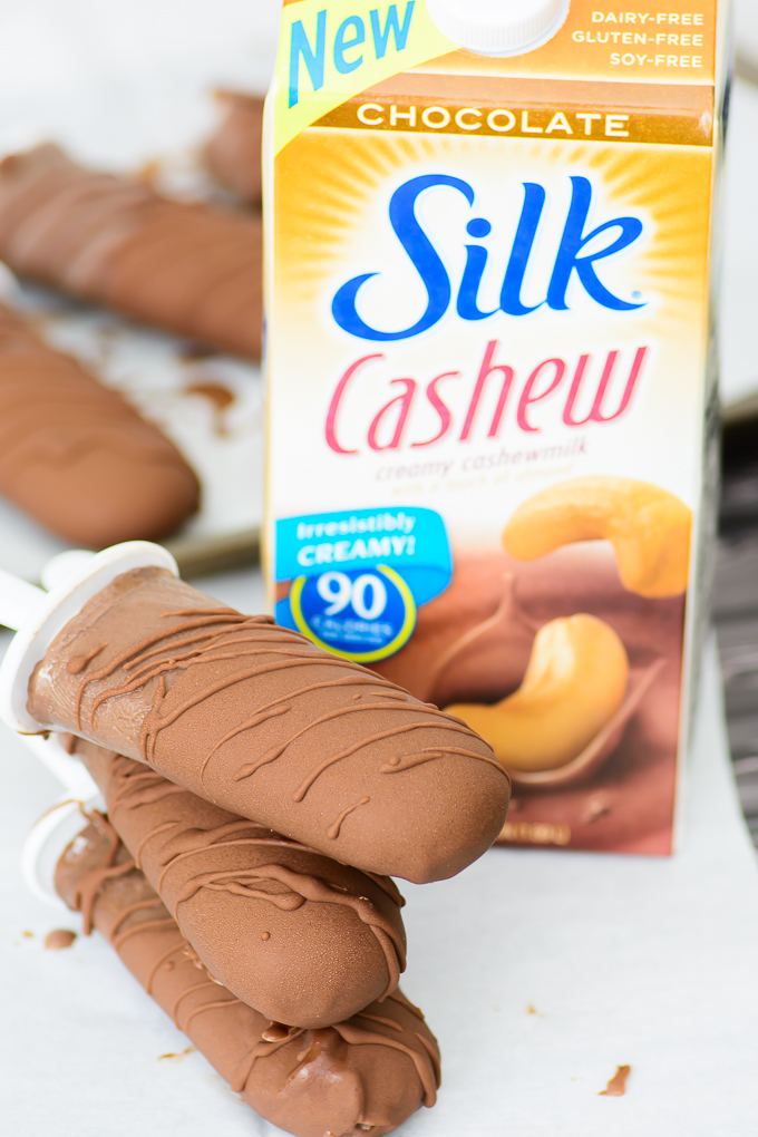 Double Chocolate Cashew Milk Popsicles - Almost Supermom