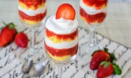 Grain Free Strawberry Shortcake Trifles