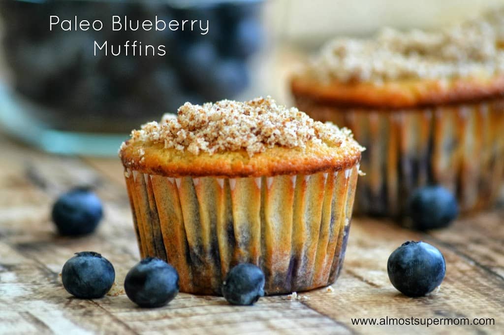 Paleo Blueberry Muffins