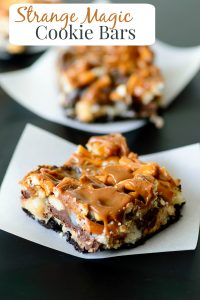 Disney Strange Magic Cookie Bars. This dessert is the perfect companion recipe for Disney's Strange Magic movie. This would be perfect for a Disney movie night or a kids party.