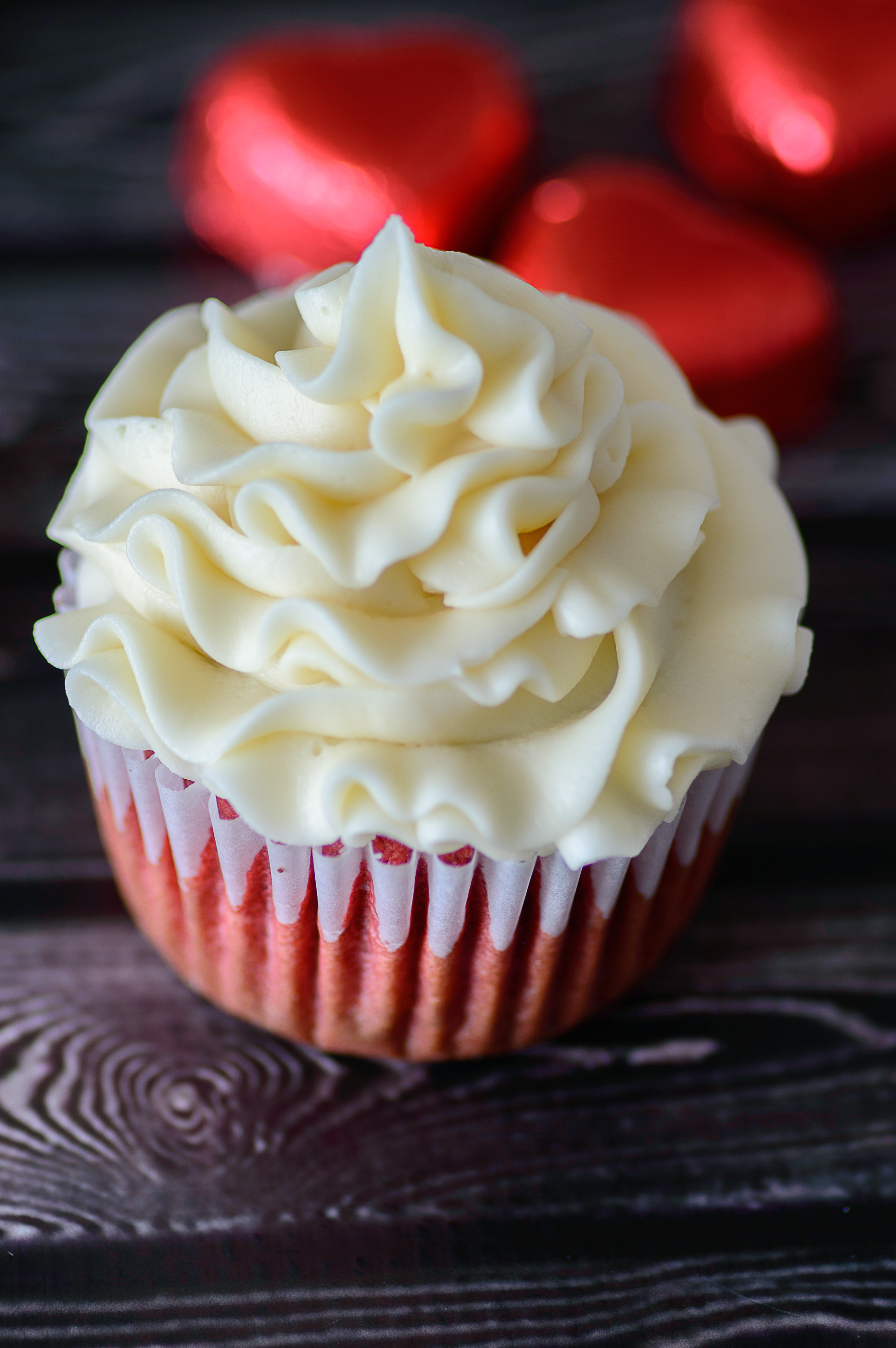 Gluten Free Red Velvet Cupcakes. I'm in love with these gorgeous cupcakes! Gluten free and can even be turned into a paleo recipe with just a few simple tweaks. What a great Valentine's Day dessert. 