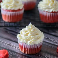 Gluten Free Red Velvet Cupcakes. I'm in love with these gorgeous cupcakes! Gluten free and can even be turned into a paleo recipe with just a few simple tweaks. What a great Valentine's Day dessert.