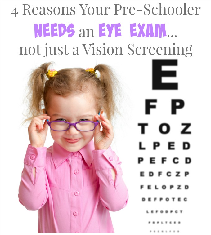 4 Reasons Your Preschooler Needs an Eye Exam, not Just a Vision Screening