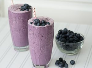 This blueberry milkshake recipe is a healthier way to indulge your sweet tooth. Minimal ingredients and minimal guilt make this the number one blueberry milkshake recipe out there.