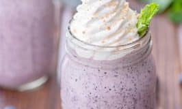 blueberry milkshake