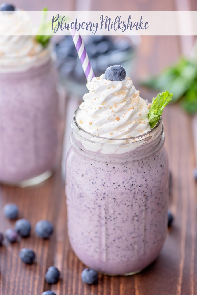 blueberry milkshake