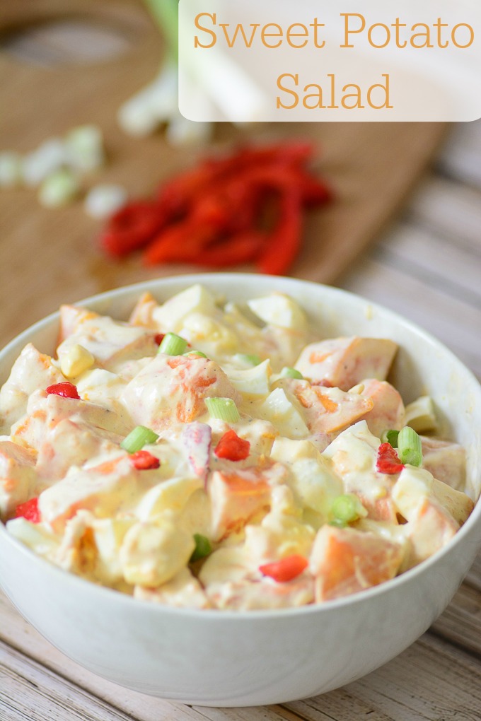 Sweet Potato Salad. Delicious paleo recipe that is perfect for picnics and BBQs. 