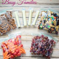 Self Serve Snacks for Busy Families