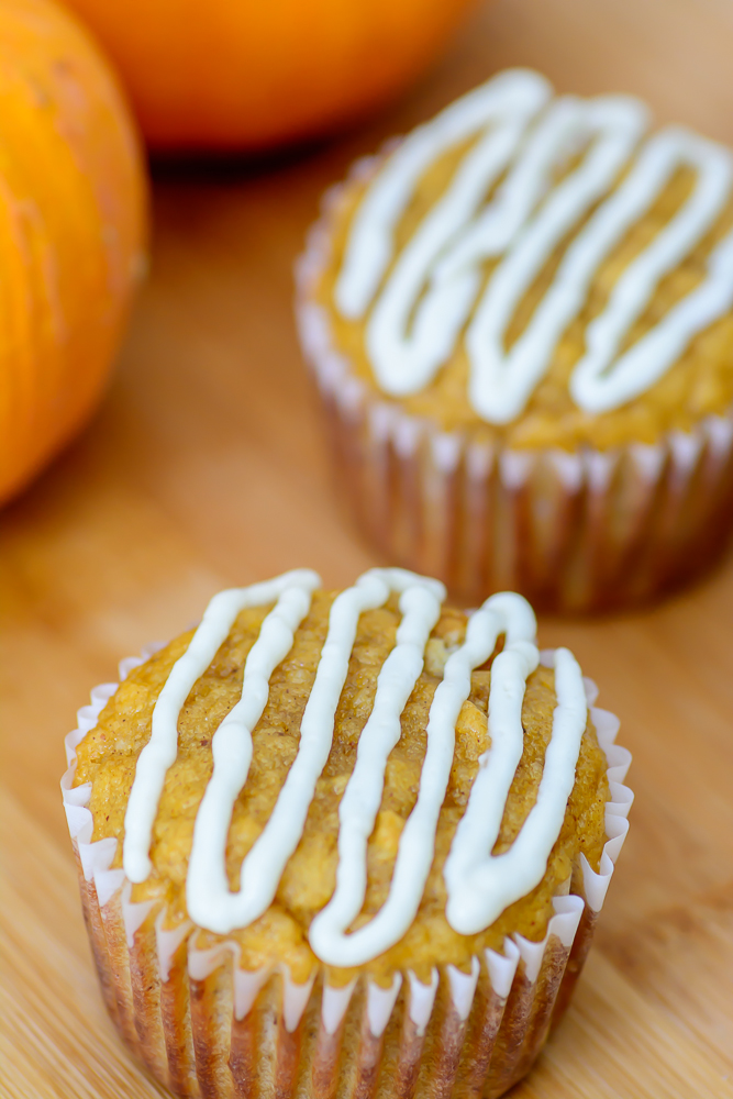 These pumpkin muffins are the best I've ever tasted! You won't even know it's gluten free. Perfectly sweetened with maple syrup and just a little spice. Healthy meets tasty with this scrumptious pumpkin muffin.