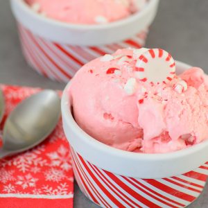 No Churn Peppermint Ice Cream. This homemade peppermint ice cream is so delicious and easy that it might make Santa skip the cookies this year!