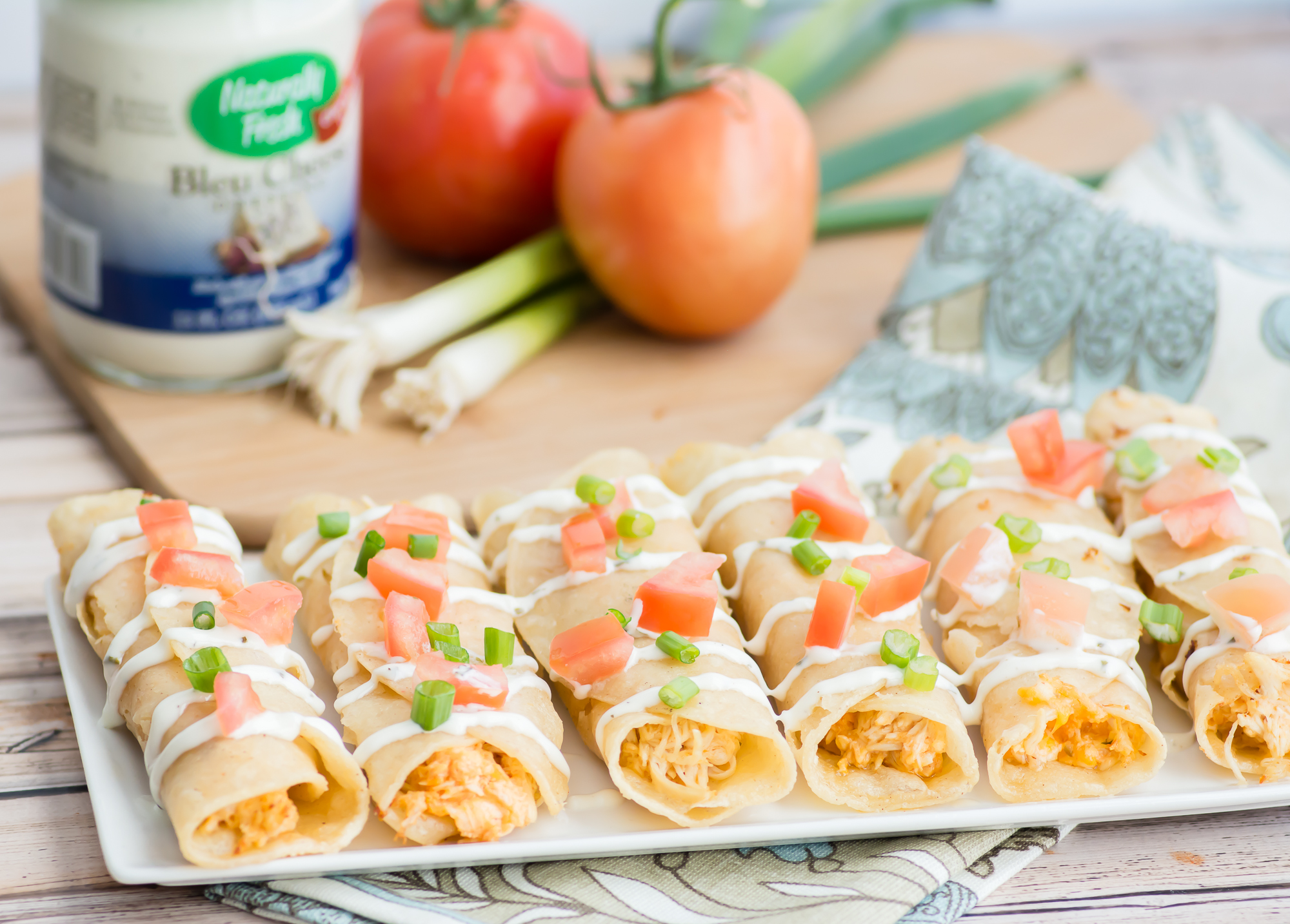 Kick up your appetizer game with these zesty Buffalo Chicken Taquitos. A perfect snack for the big game or just to satisfy a random buffalo chicken craving. Either way, you are going to love this buffalo chicken recipe!