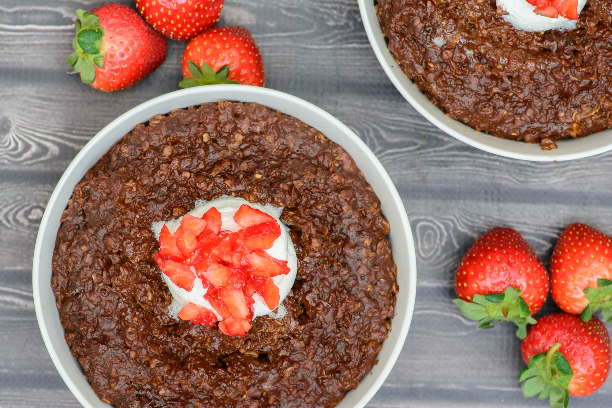 Chocolate Covered Strawberry Oatmeal