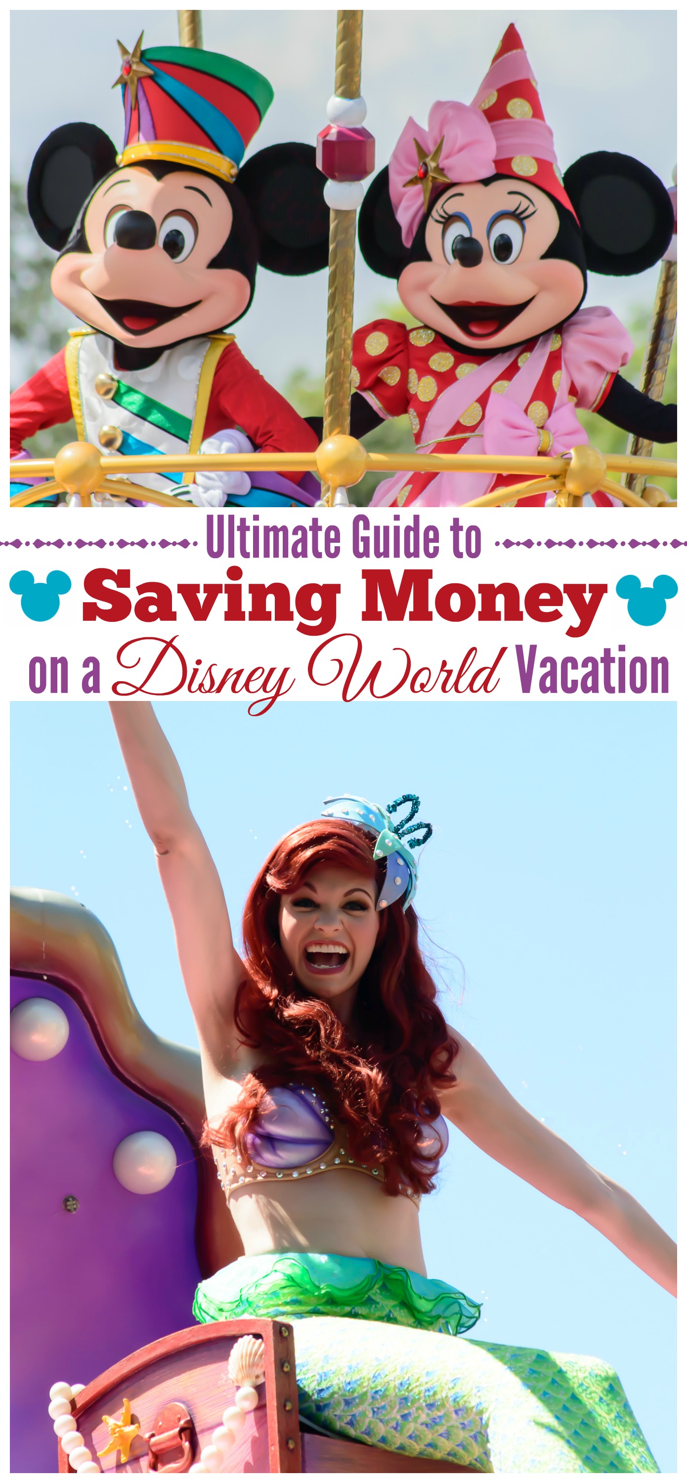 A trip to Disney world doesn't have to break the bank, in fact, it can be downright affordable if you follow these simple tips for saving money on your Disney World vacation! 