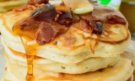 Maple bacon pancakes fb