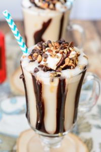 Turtle Frappucino Recipe. This frappe recipe is heaven on earth! Caramel, chocolate, pecans and coffee combine to make an incredible cold coffee drink perfect for summer. You are going to love this frappe recipe!