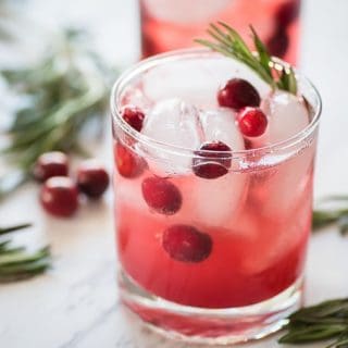 Cranberry Fizz Cocktail Recipe. This refreshing winter cocktail is sure to be a hit this holiday season.