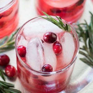Cranberry Fizz Cocktail Recipe. This refreshing winter cocktail is sure to be a hit this holiday season.