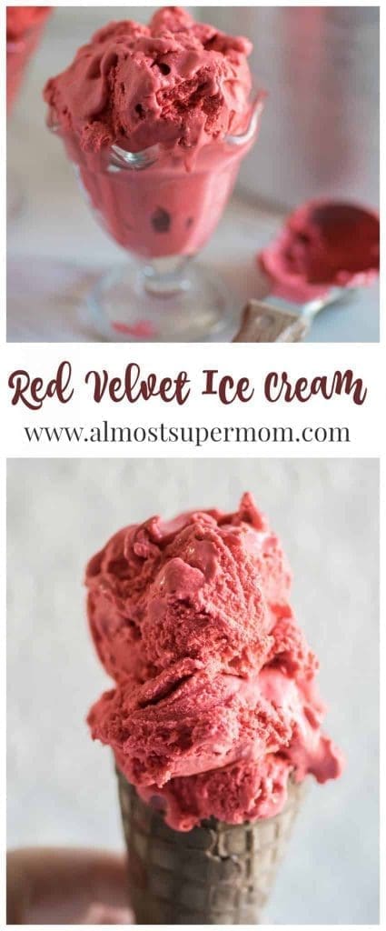 Red Velvet Ice Cream. Creamy, dreamy and delicious. This ice cream recipe is the perfect indulgent treat.