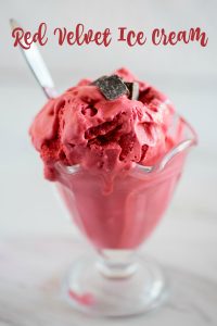 Red Velvet Ice Cream. Creamy, dreamy and delicious. This ice cream recipe is the perfect indulgent treat.
