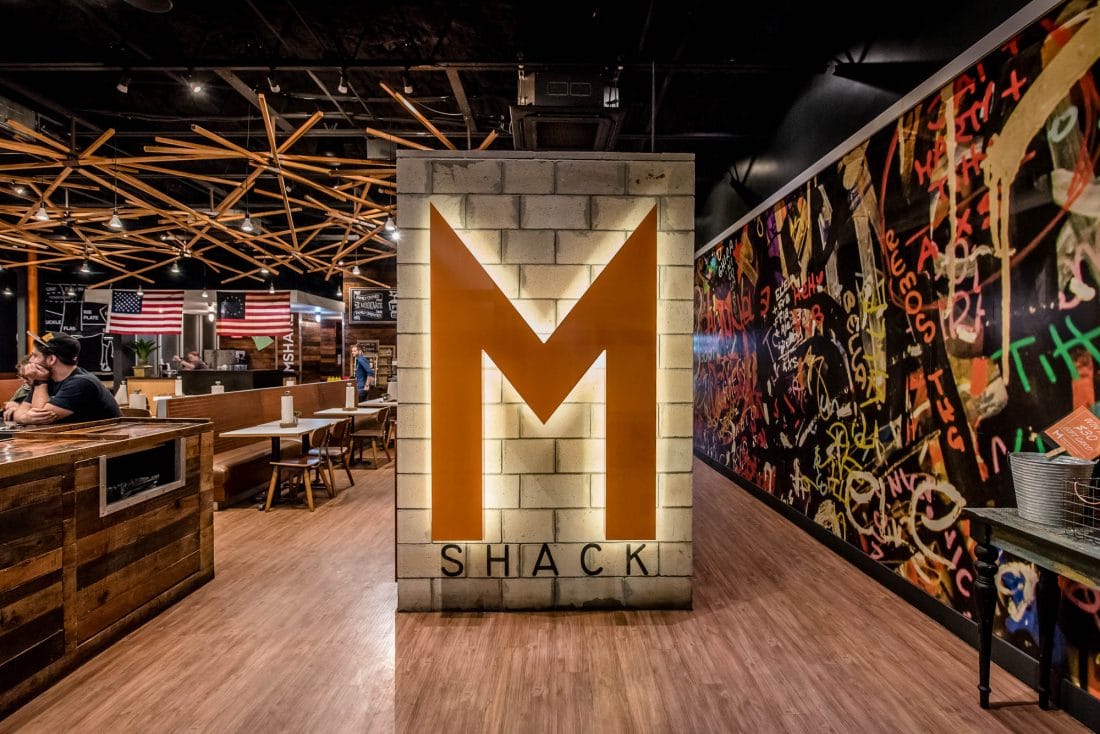M Shack is a great place to eat with kids in Jacksonville.