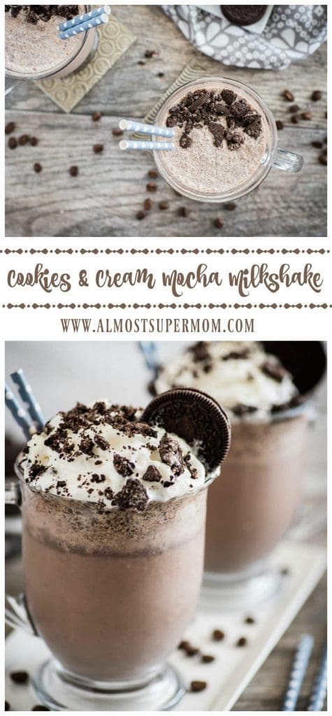 Cookies and Cream Mocha Milkshakes