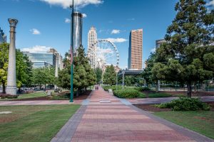 Centennial Olympic Park is one of the things you can do in Atlanta with kids