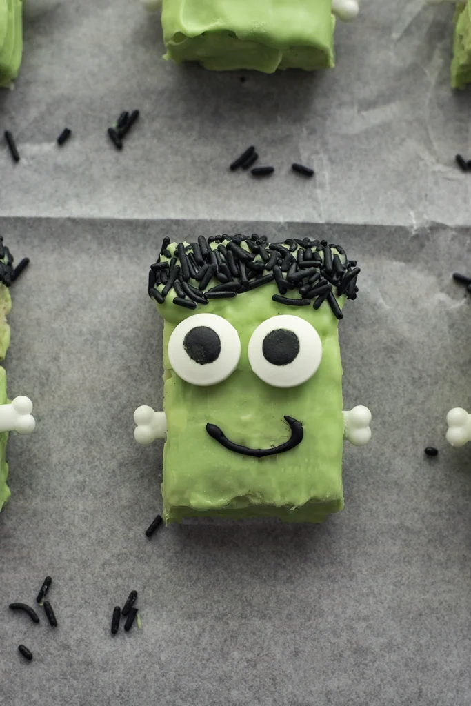 Frankenstein Rice Krispie Treats