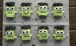 Frankenstein Rice Krispie Treats